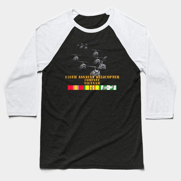 176th Assault Helicopter Co w SVC Baseball T-Shirt by twix123844